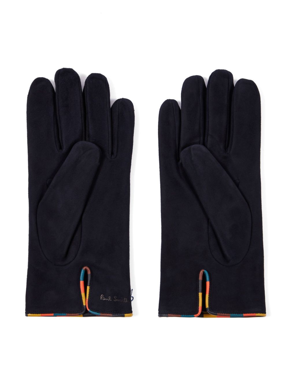 Paul Smith Artist Stripe gloves - Blauw