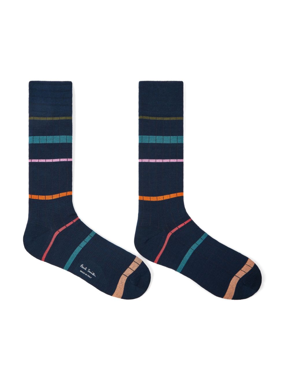 Paul Smith striped socks - Blauw