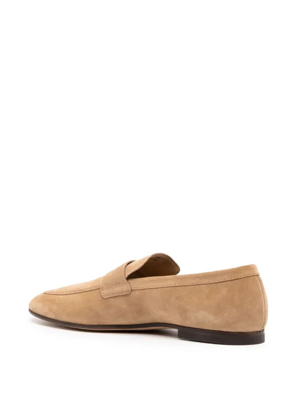 Tod's スエード ペニーローファー | ブラウン | FARFETCH JP
