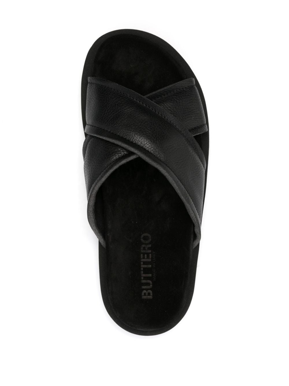 Shop Buttero Zeus Slides In Black