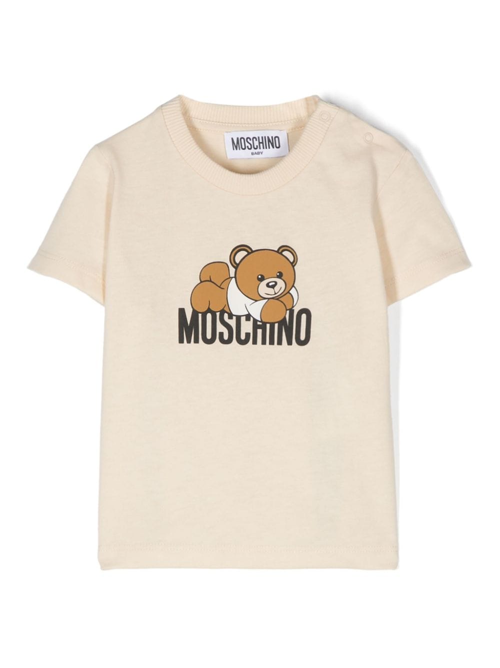 Moschino Kids Teddy Bear-motif T-shirt - Toni neutri