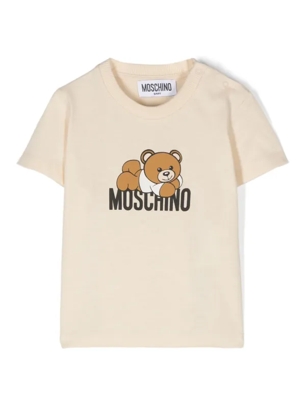 Moschino Kids テディベア Tシャツ | ニュートラル | FARFETCH JP
