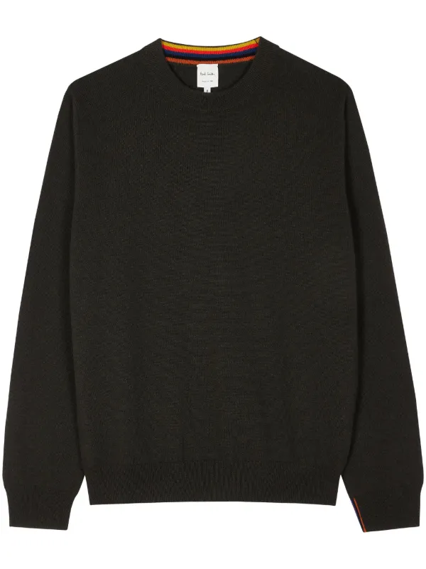 Paul Smith Cashmere Crew-neck Sweater in Brown