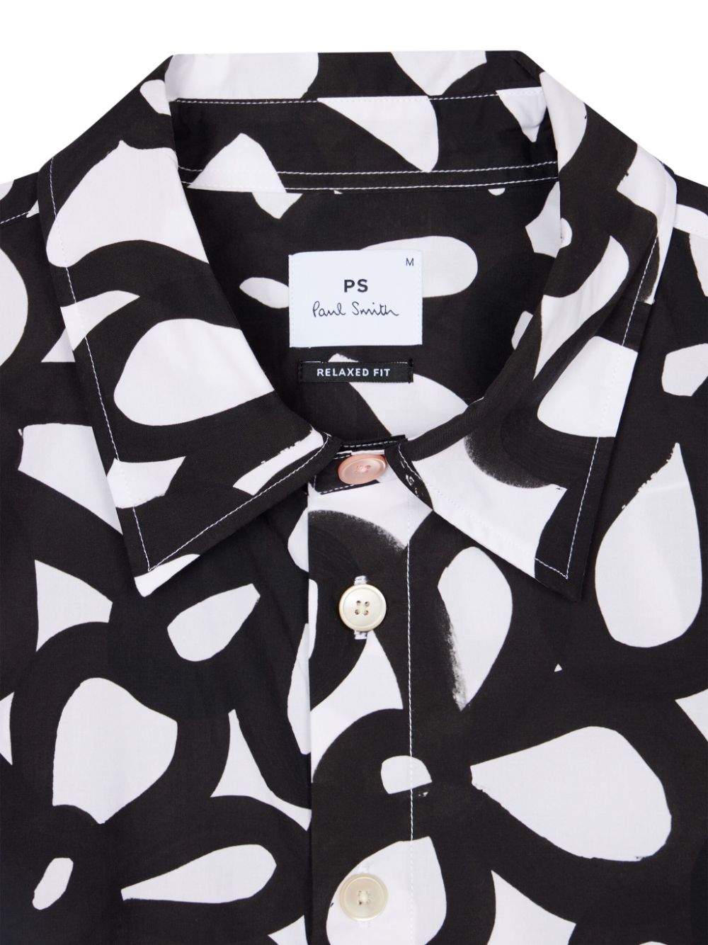 PS Paul Smith Overhemd met print Zwart