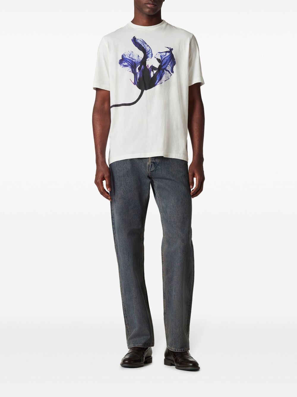 Paul Smith Photo Flower T-shirt - Wit