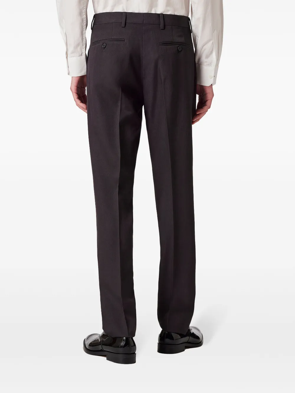 Paul Smith Wollen straight broek Grijs