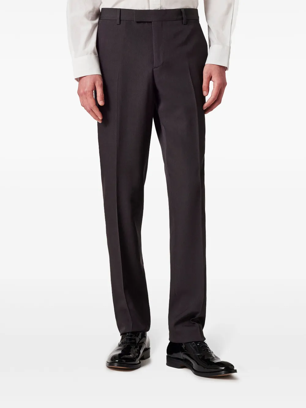 Paul Smith Wollen straight broek Grijs