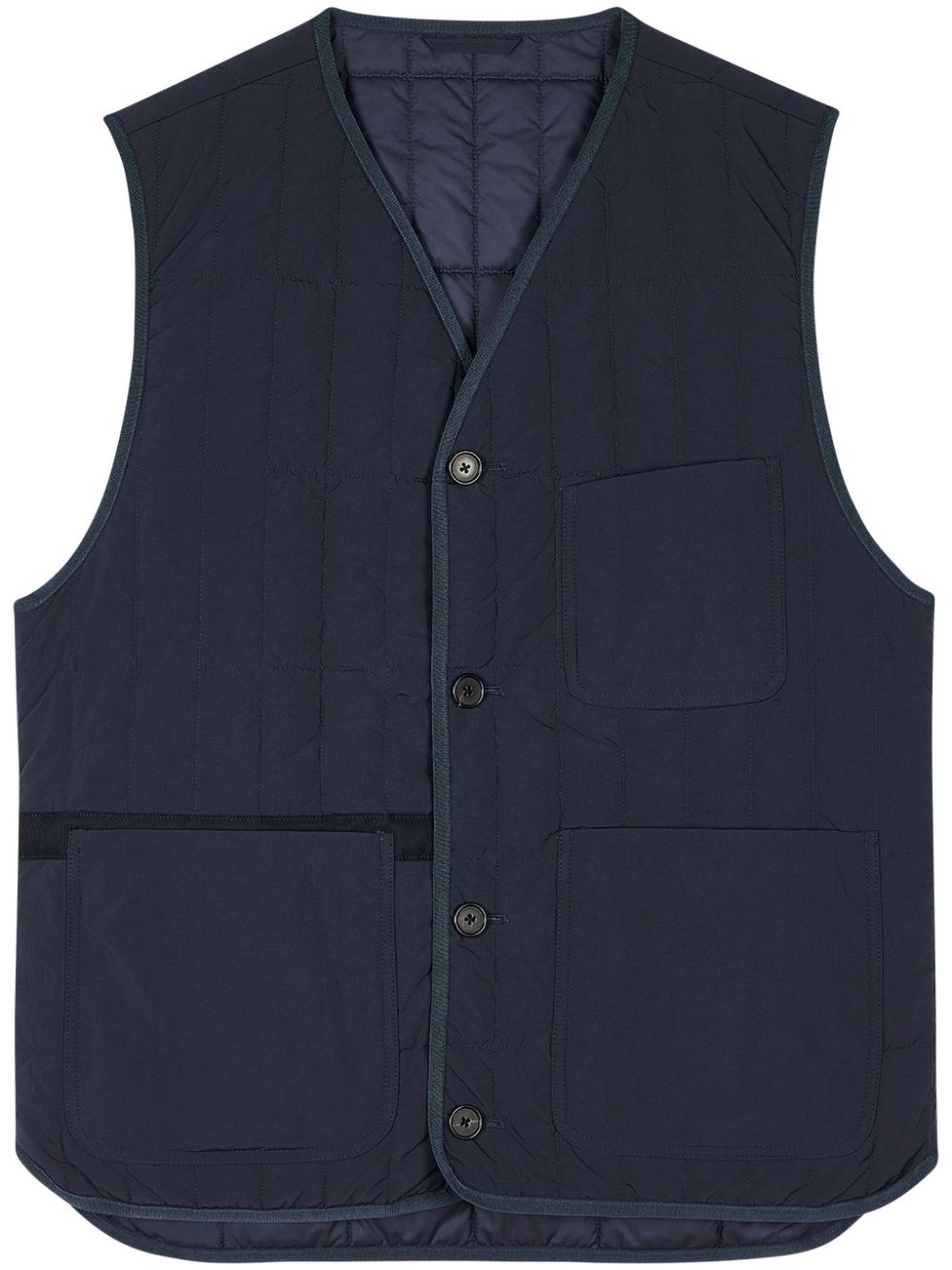 quilted gilet