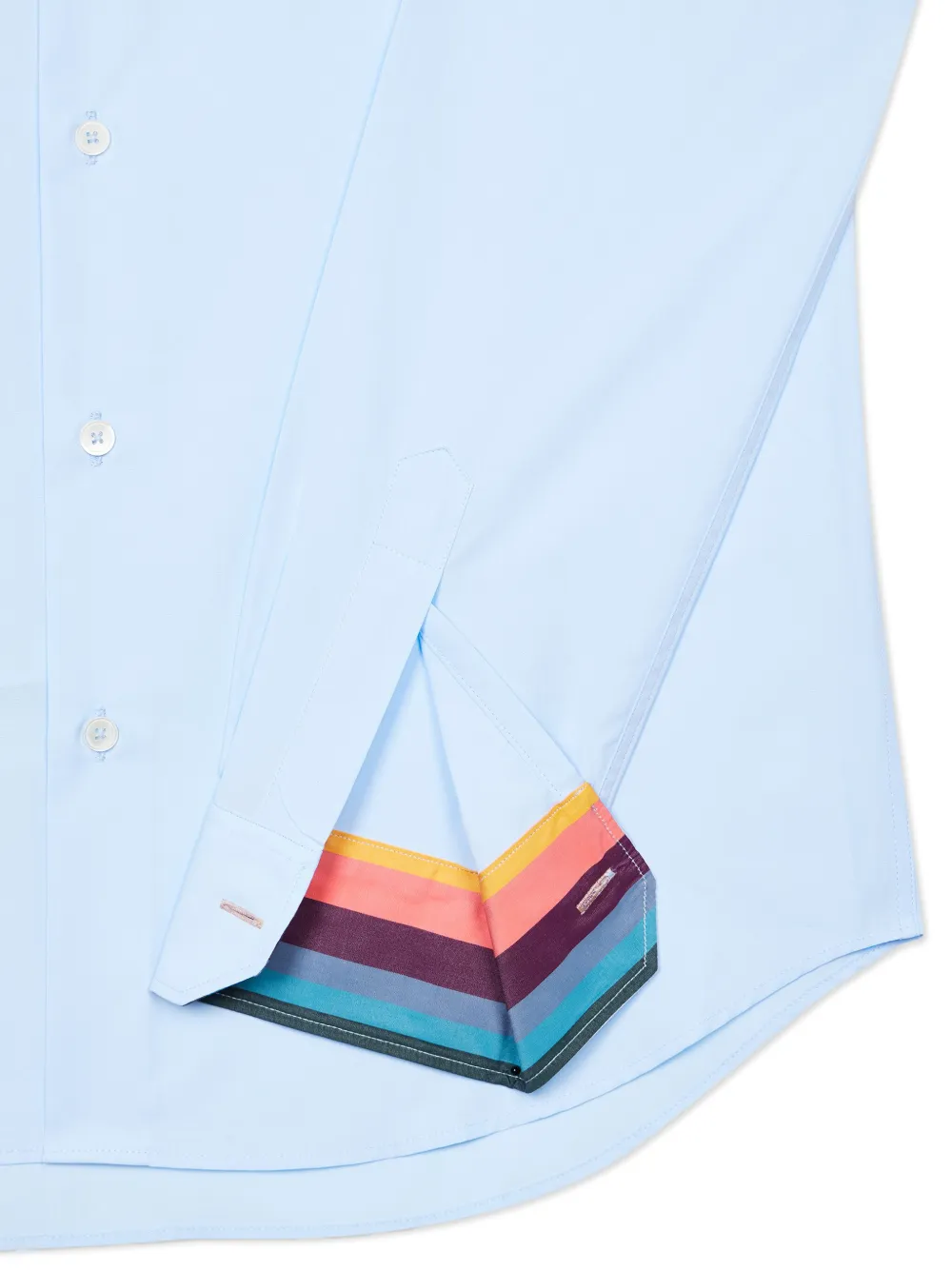 Paul Smith Katoenen overhemd met cuffs met Artist streep Blauw