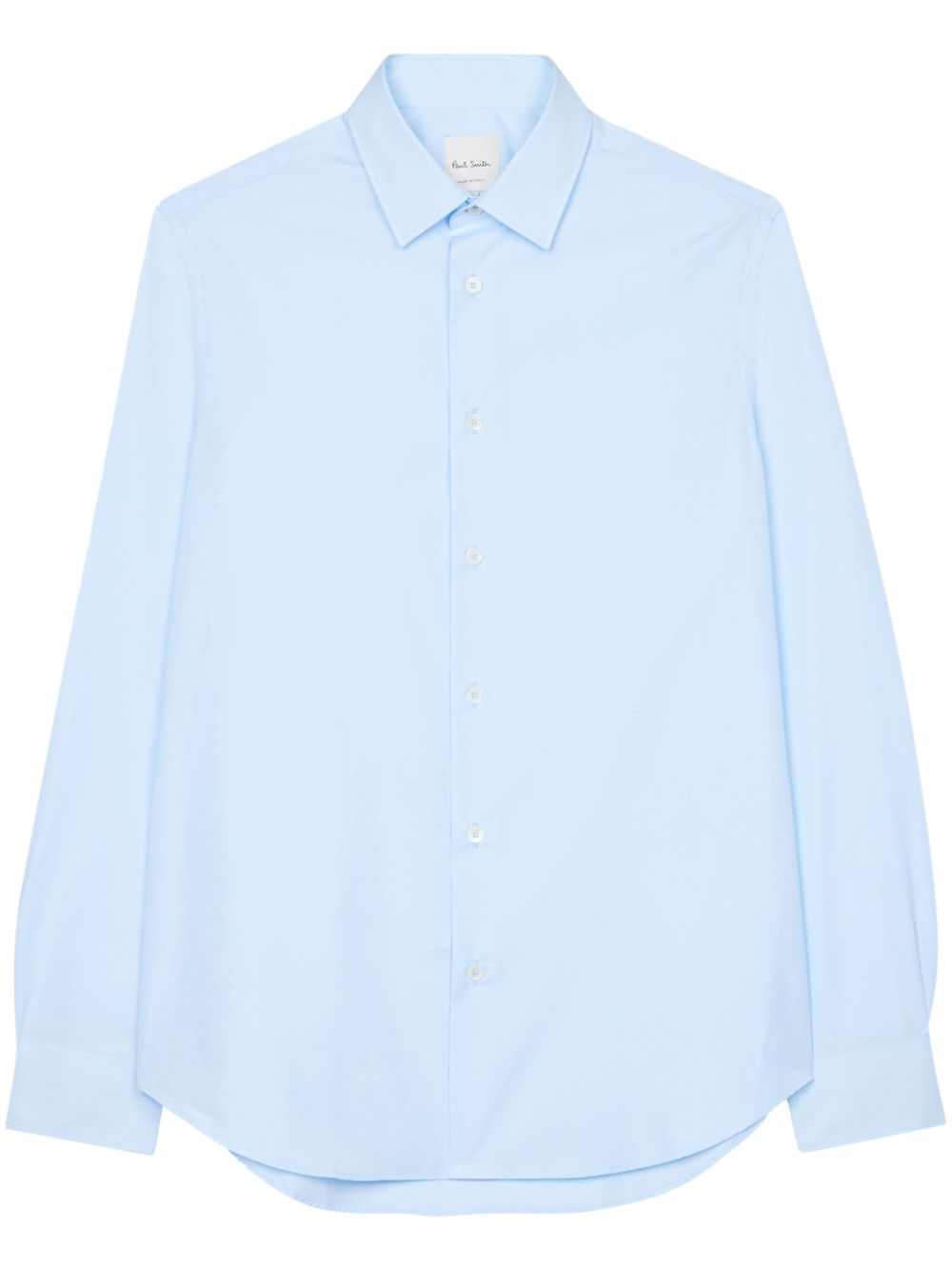 Paul Smith Artist Stripe-cuff cotton shirt - Blue