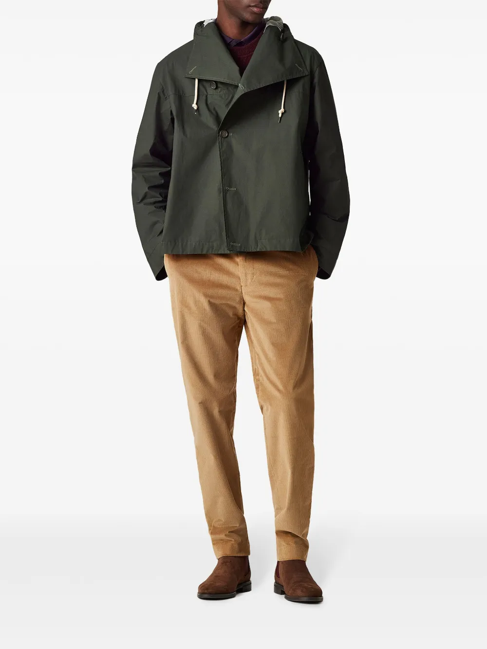 Paul Smith Photogram Leaves polo shirt - Paars