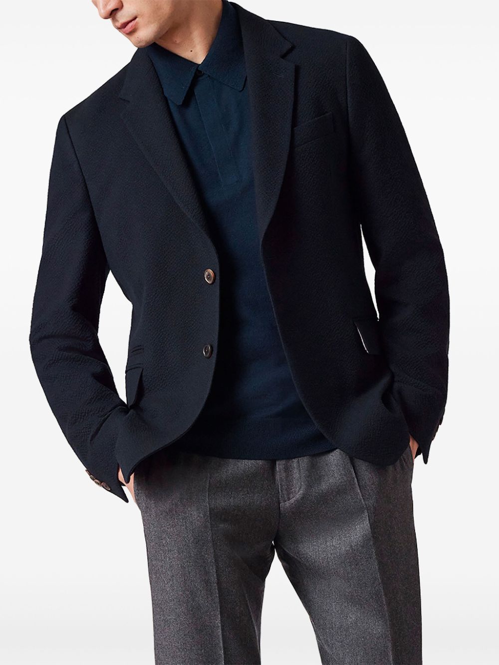 Paul Smith single-breasted blazer - Blauw