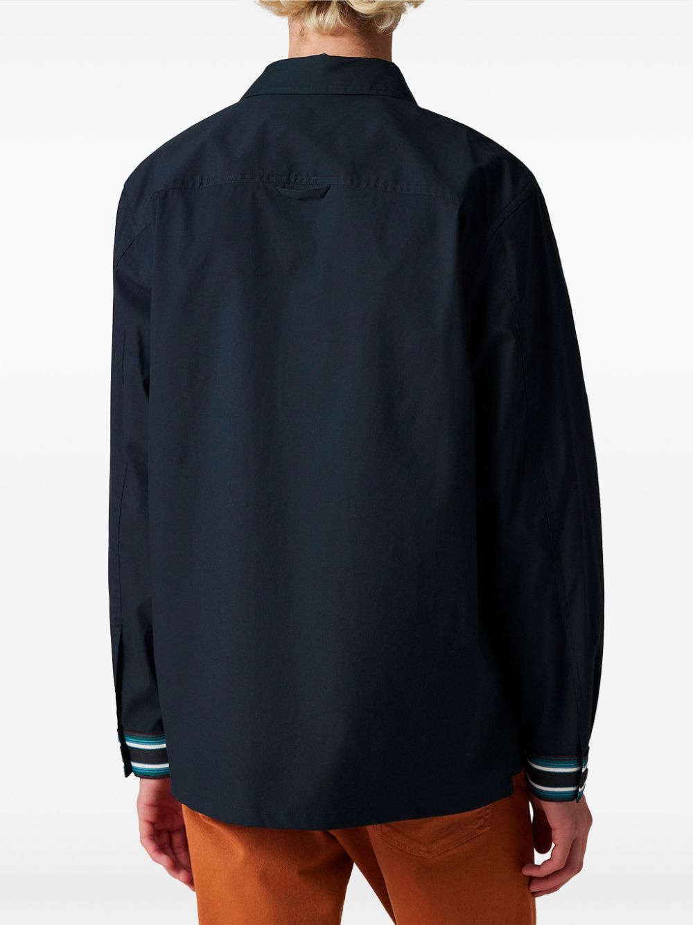 PS Paul Smith Gestreept shirtjack Blauw