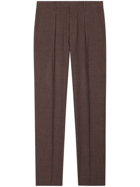 Paul Smith gingham-check trousers