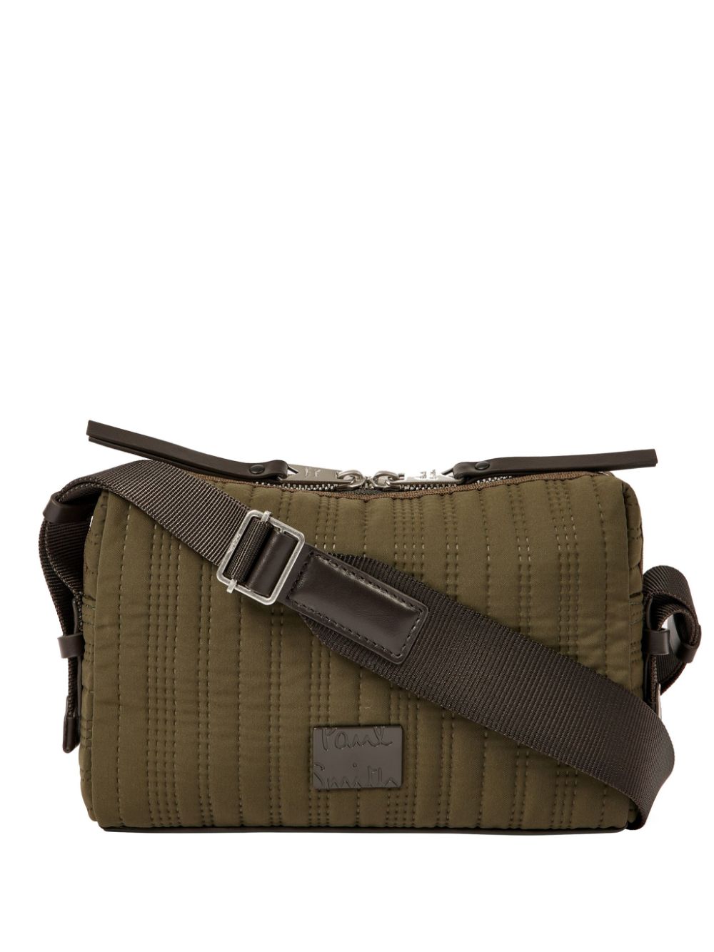 Paul Smith quilted messenger bag - Green