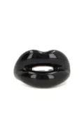 HOTLIPS BY SOLANGE lips-motif chunky ring - Black