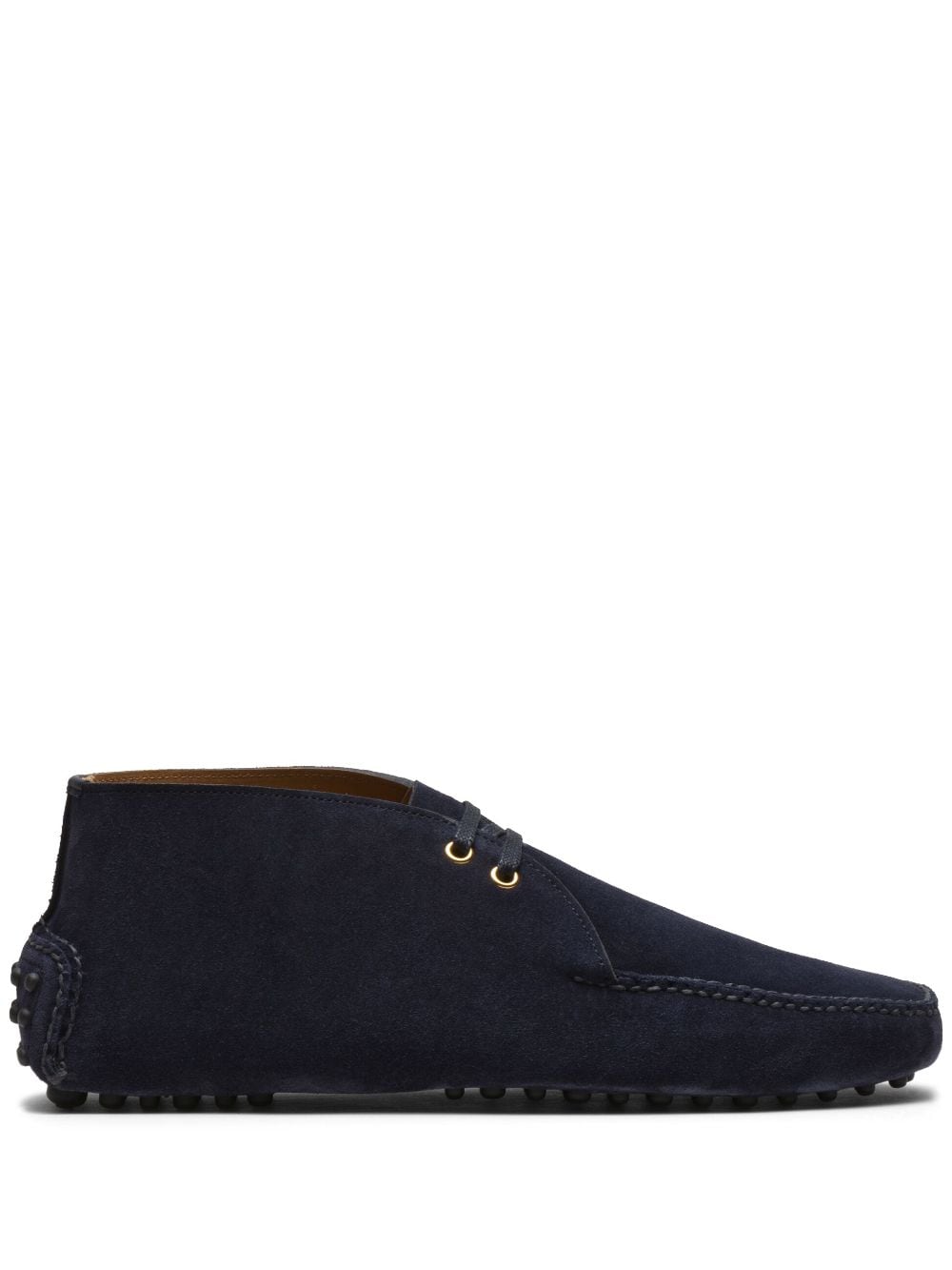 Car Shoe Suede Ankle Boots In Blau