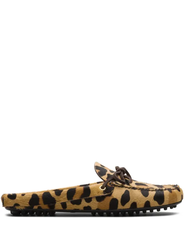 Car Shoe leopard print Slippers Brown FARFETCH PH