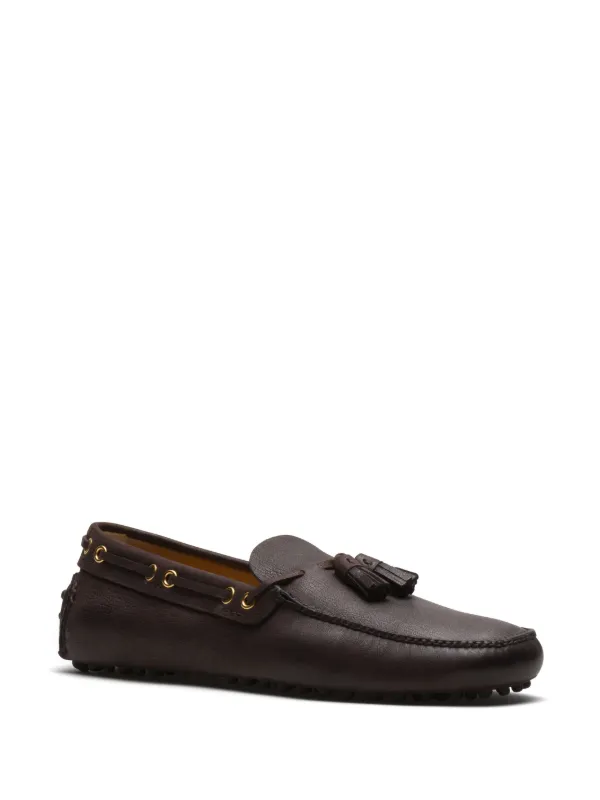 Car Shoe Tassel Leather Driving Shoes | Brown | FARFETCH ZA