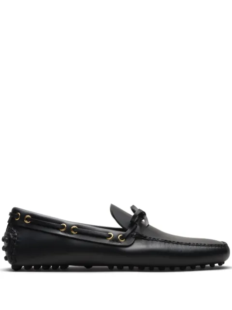 Car Shoe lace-up leather boat shoes