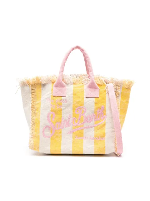 MC2 Saint Barth Kids mini Vanity striped tote bag