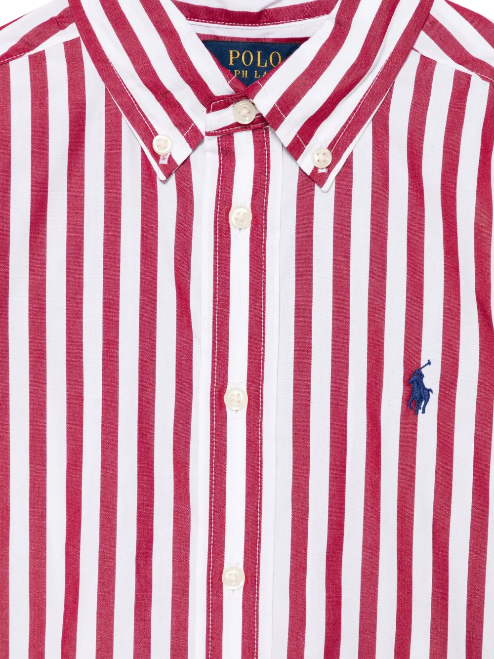 POLO RALPH LAUREN KIDS Shirt met borduurwerk Rood