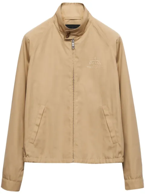 Prada gabardine-weave jacket