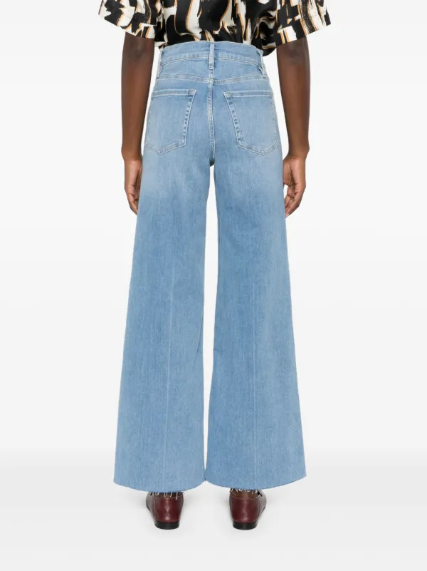 デニム・ジーパン FRAME Woman Jeans Blue LSLSRF814 RWRF FRAME: Jeans woman - Denim | Frame jeans LSPRA814 online at