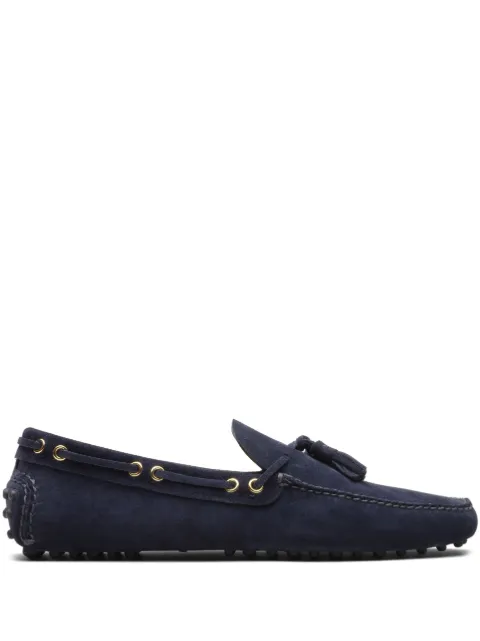 Car Shoe tassel-detail suede boat shoes