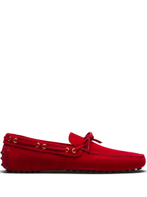 Car Shoe mocassins en daim - Rouge - Car Shoe - Modalova