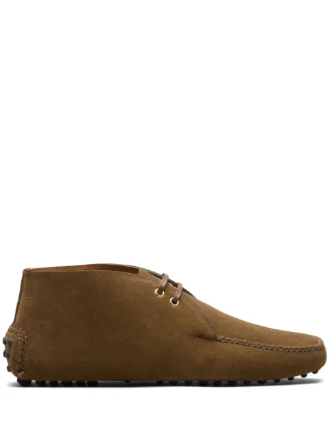 Car Shoe botines de gamuza con agujetas