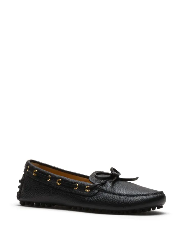 Car Shoe grained-leather Driving Shoes | Black | FARFETCH Car Shoe grained-leather Driving Shoes | Black | FARFETCH