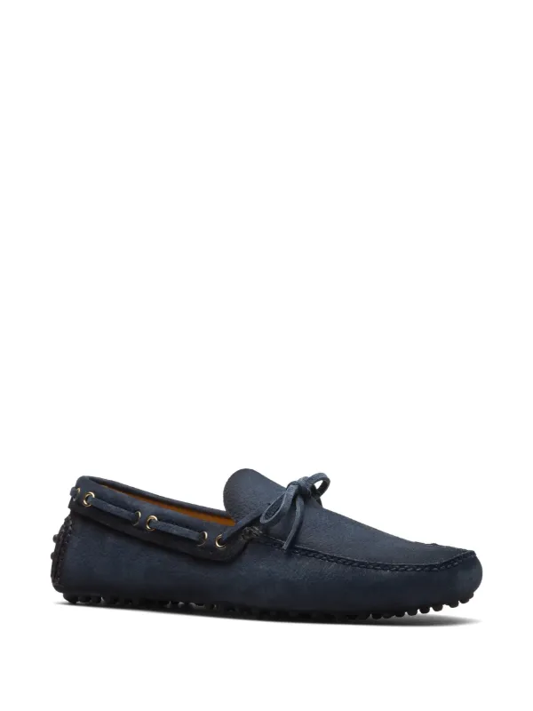Car Shoe リボン デッキシューズ | ブルー | FARFETCH JP