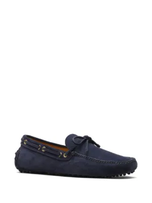 CAR SHOE カーシュー ドライビングシューズ ブルー UK10.5 革靴 CAR SHOE カーシュー イタリアブランド メンズドライビング
