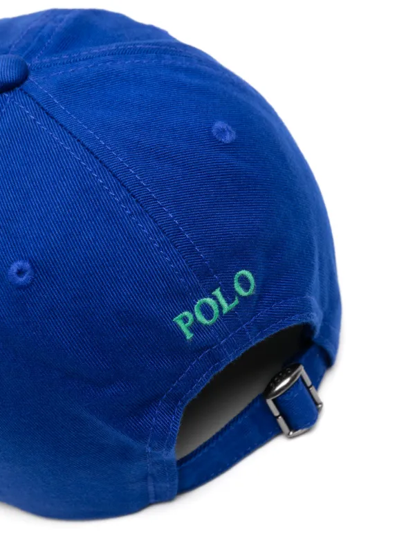 POLO RALPH LAUREN KIDS Polo Pony embroidered Baseball Cap Blue FARFETCH TR