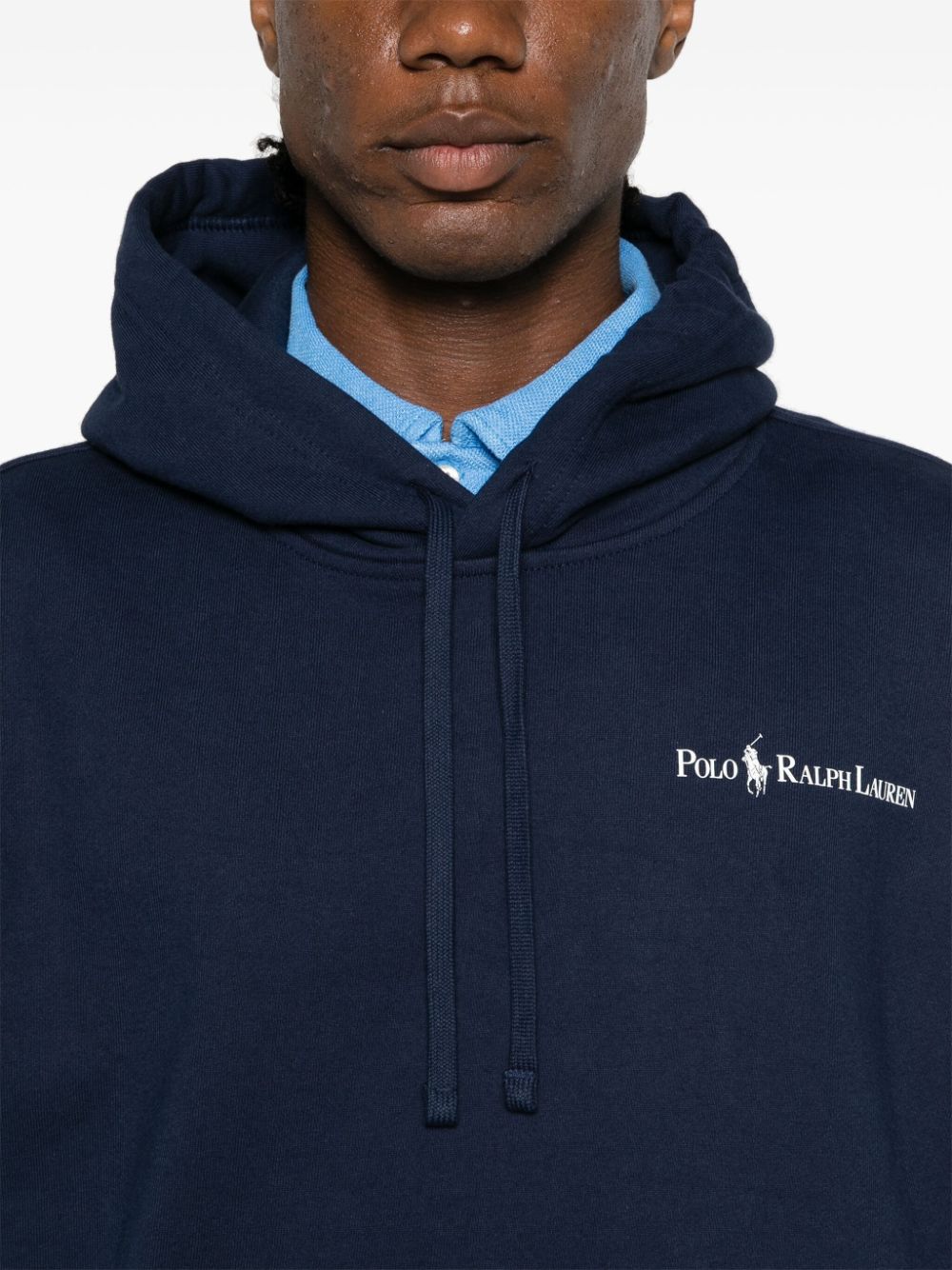 Polo Ralph Lauren logo-print drawstring hoodie Men