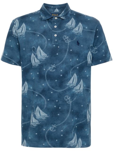 Polo Ralph Lauren Polo Pony sailor-print polo shirt Men