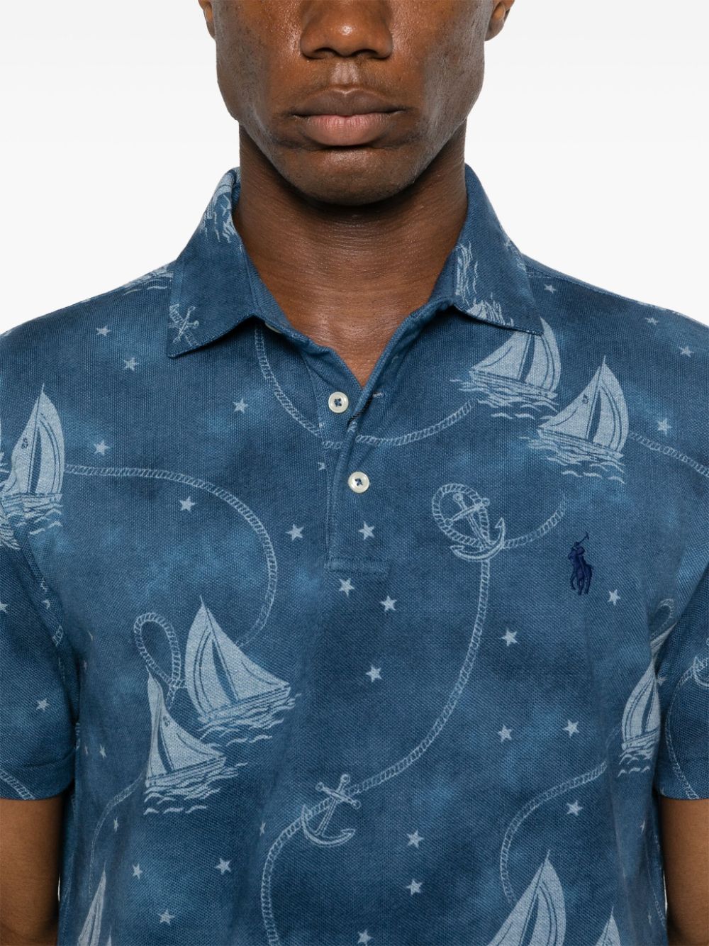 Polo Ralph Lauren Polo Pony sailor-print polo shirt Men