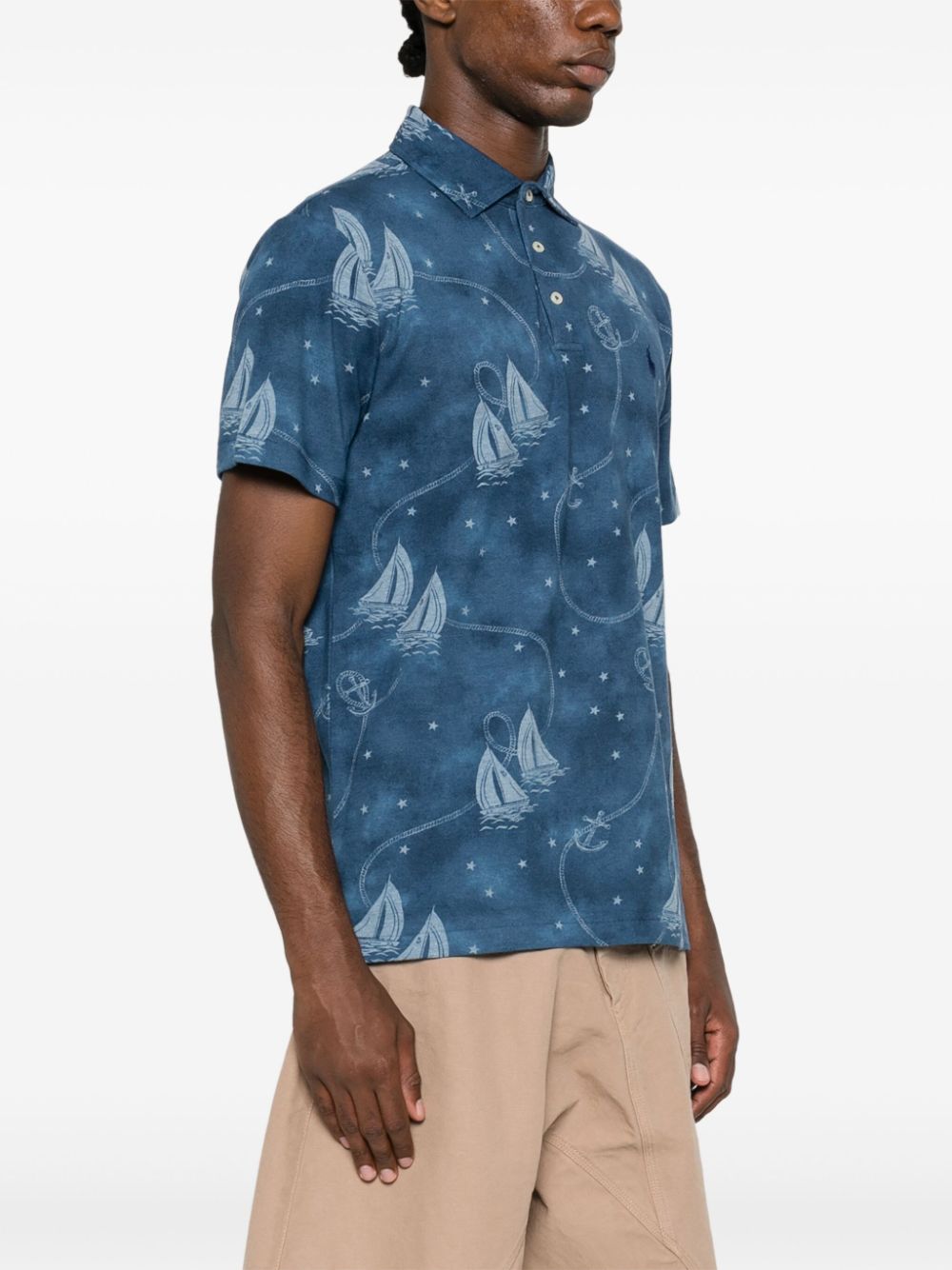 Polo Ralph Lauren Polo Pony sailor-print polo shirt Men