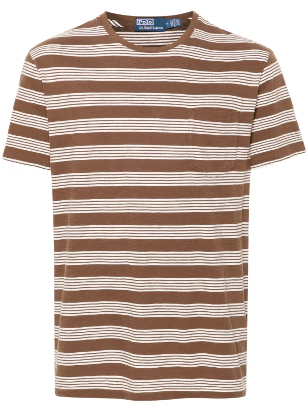 Ralph lauren striped t shirt mens best sale