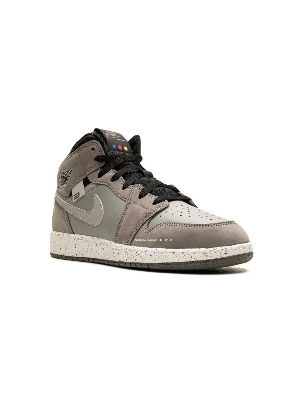 Jordan Kids Air Jordan 1 Mid Wings "NYC Subway" sneakers Grey