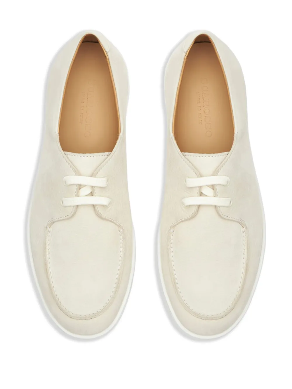 Scarosso Chad leather sneakers Neutrals