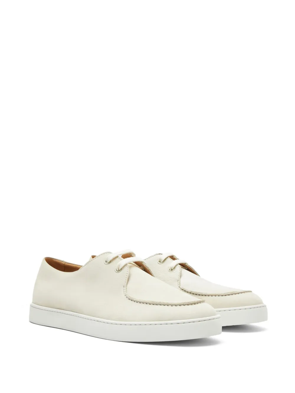 Scarosso Chad leather sneakers Neutrals