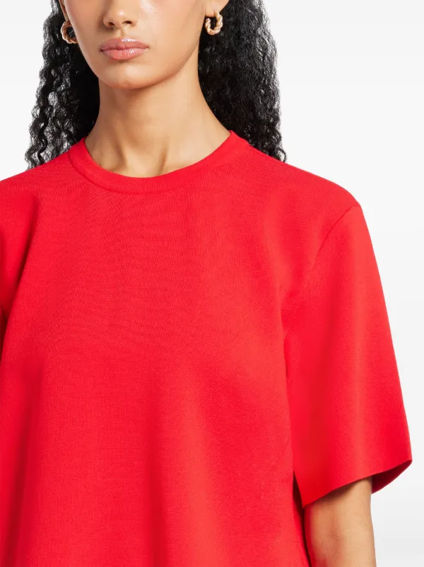 インポート・海外人気ブランド Stella FARFETCH | Red | Top Knitted short-sleeve McCartney トップス