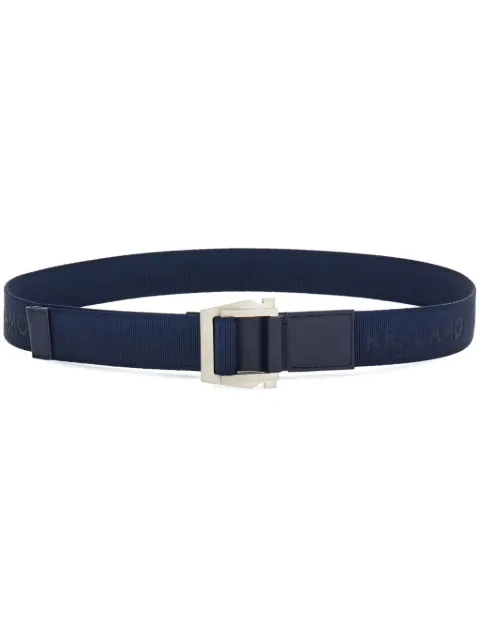Ferragamo logo engraved buckle belt 