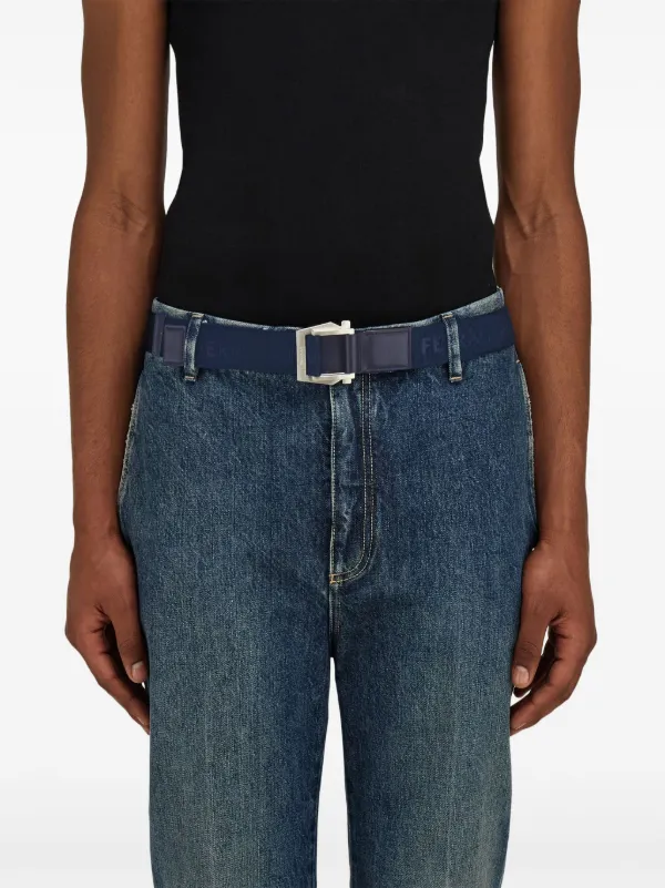 フェラガモ　ベルト　ロゴバックル Ferragamo ロゴバックル レザーベルト | ブラック | FARFETCH JP