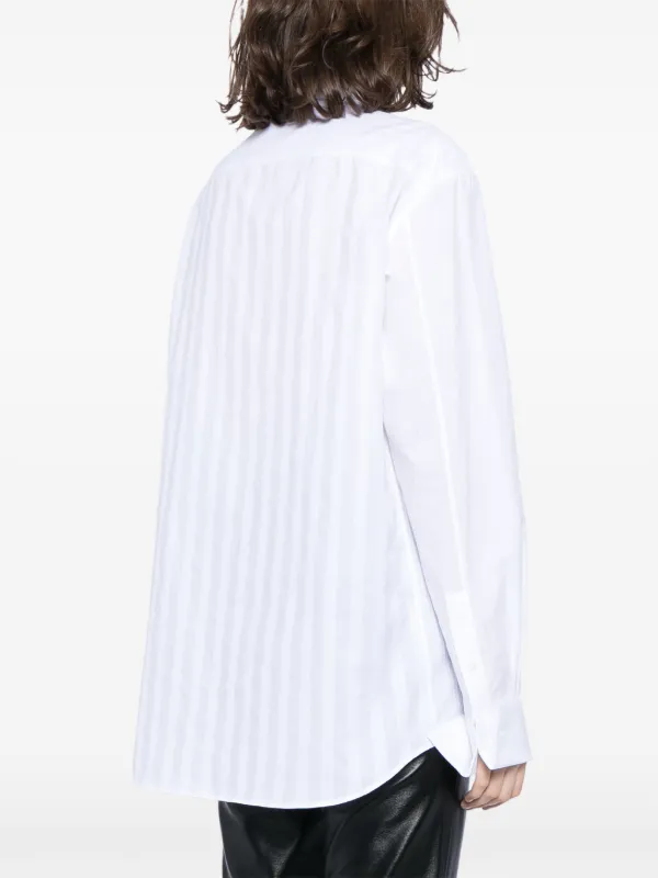 VIP【関税送料無料】希少 LOEWE STRIPED COTTON SHIRT LOEWE Striped Cotton Shirt | White | FARFETCH