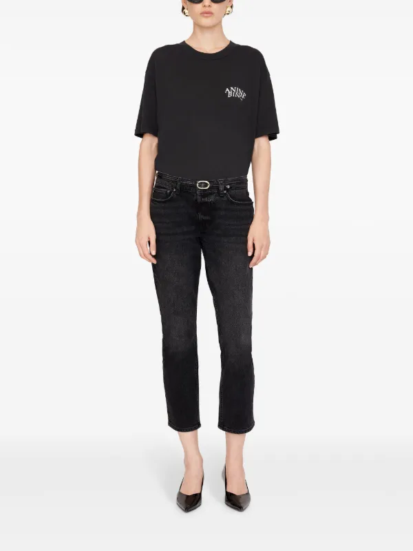 ANINE BING Walker T-shirt | Black | FARFETCH