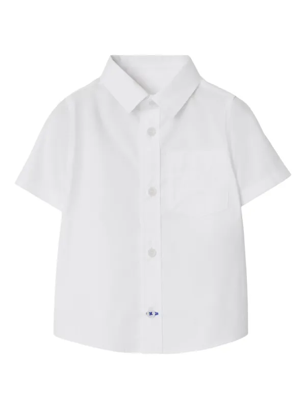 Burberry stretch cotton shirt on sale