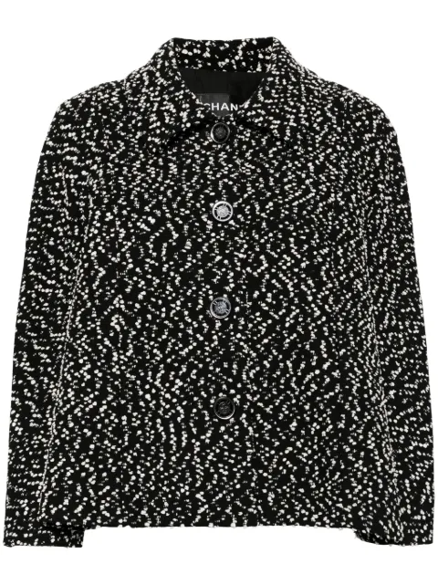 CHANEL Pre-Owned 2000s single-breasted tweed jacket